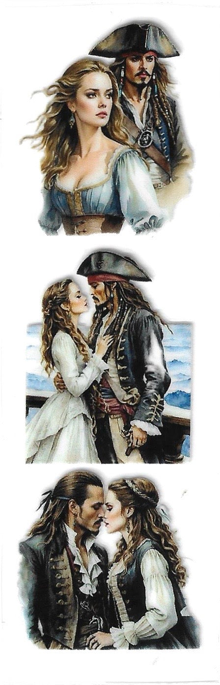 Pirates of the Caribbean P132 Uvdtf Pen Wrap