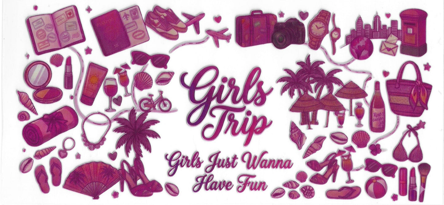 Girls Trip 30 UVDTF 16oz Cup Wrap