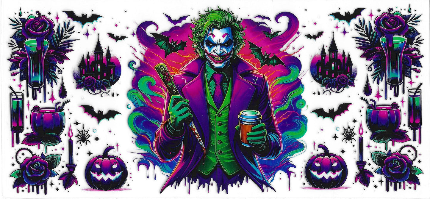 381 - Joker UV-DTF 16oz Cup Wrap