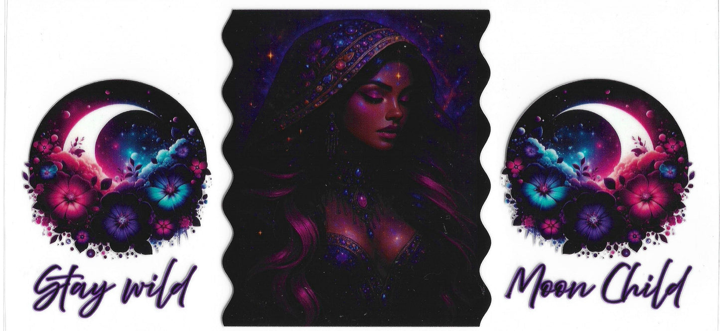 363 - Moon Child UV-DTF 16oz Cup Wrap