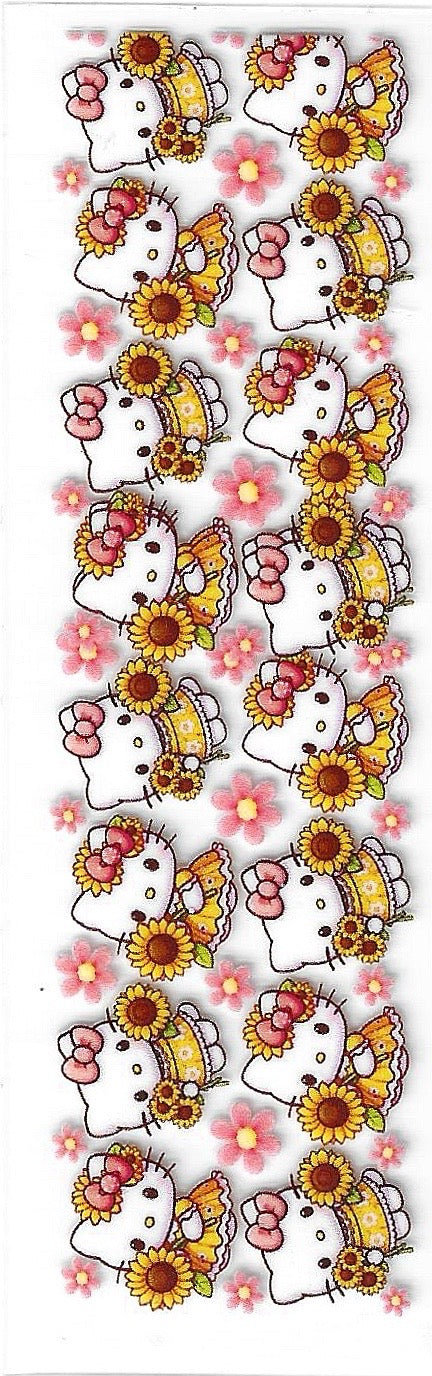 Hello Kitty with sunflowers P293 Pen Wrap