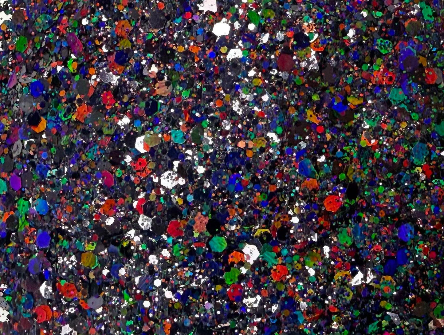 Black Diamond Dust - Chunky Glitter