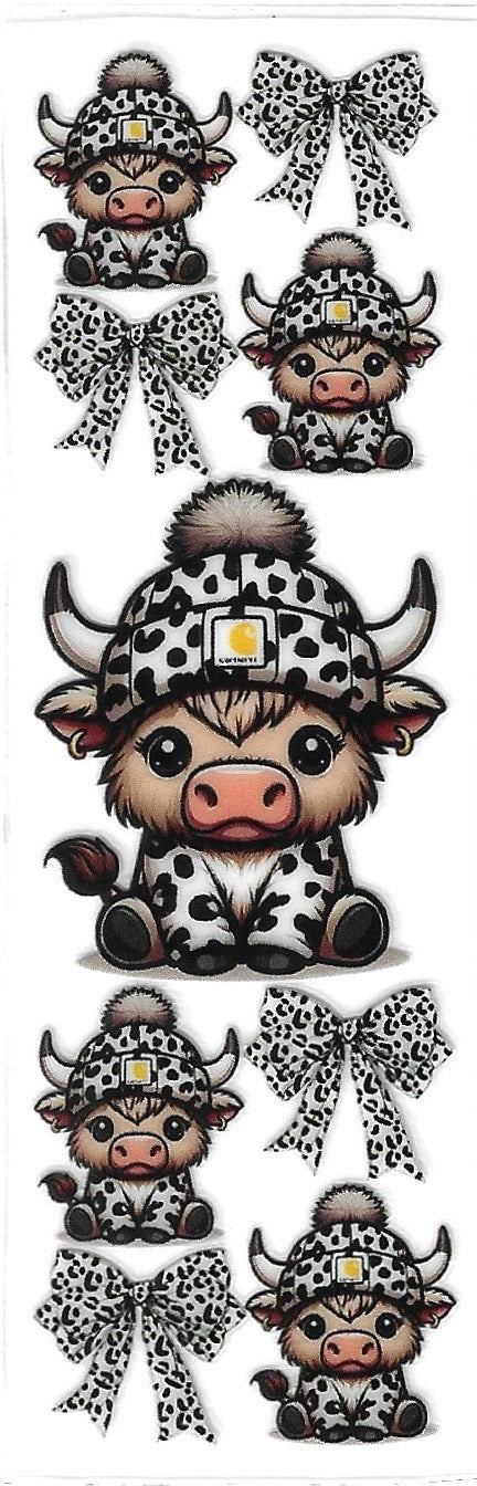 Carhartt Highland Cow P104 Uvdtf Pen Wrap