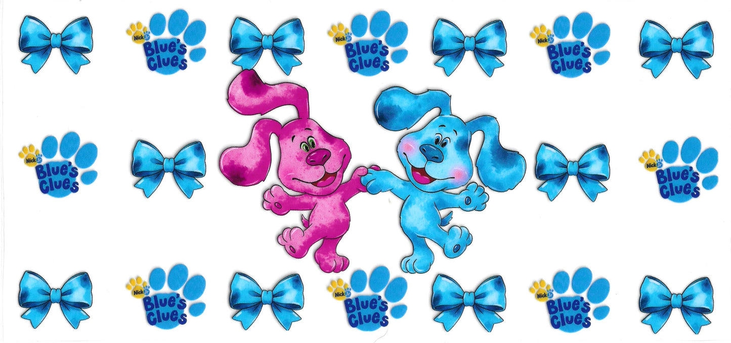 338 - Blues Clues UV-DTF 16oz Cup Wrap
