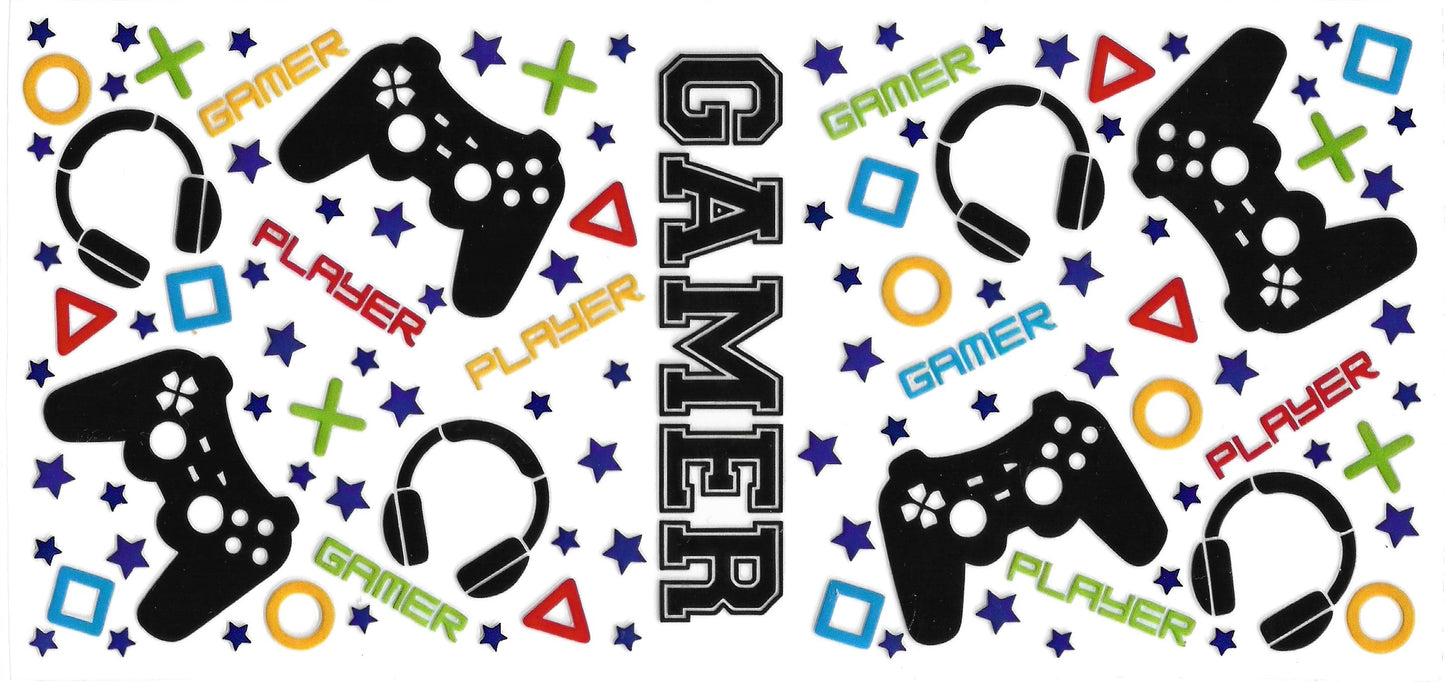 330 - Gamer UV-DTF 16oz Cup Wrap
