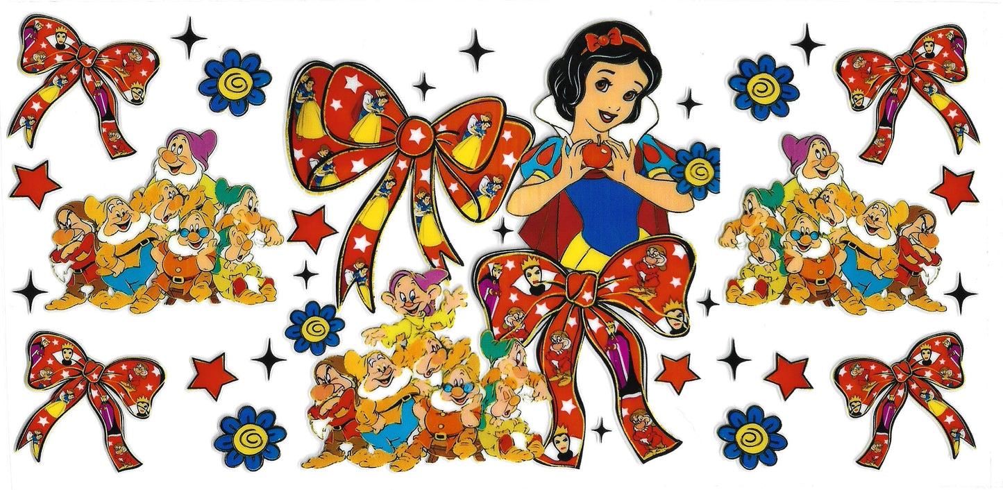 329 - Snowhite UV-DTF 16oz Cup Wrap