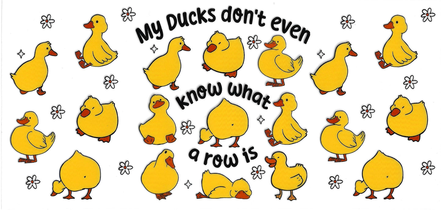 301 - My ducks don't even know what a row is