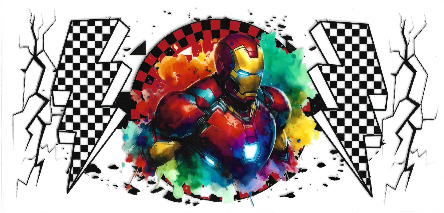 273 - Iron man UV-DTF 16oz Cup Wrap