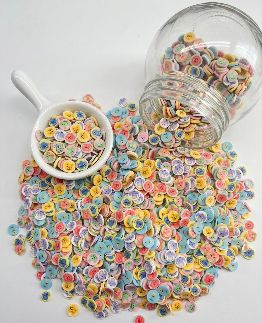 Character Mix - Polymer Clay (Not Edible) 5mm 30g bag