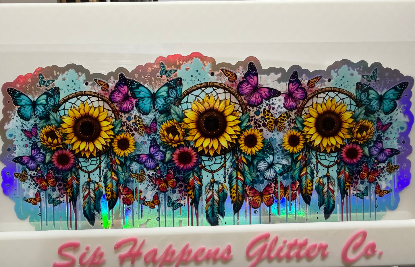 Dream catcher 4261 - Holographic - Uvdtf 16oz cup wrap