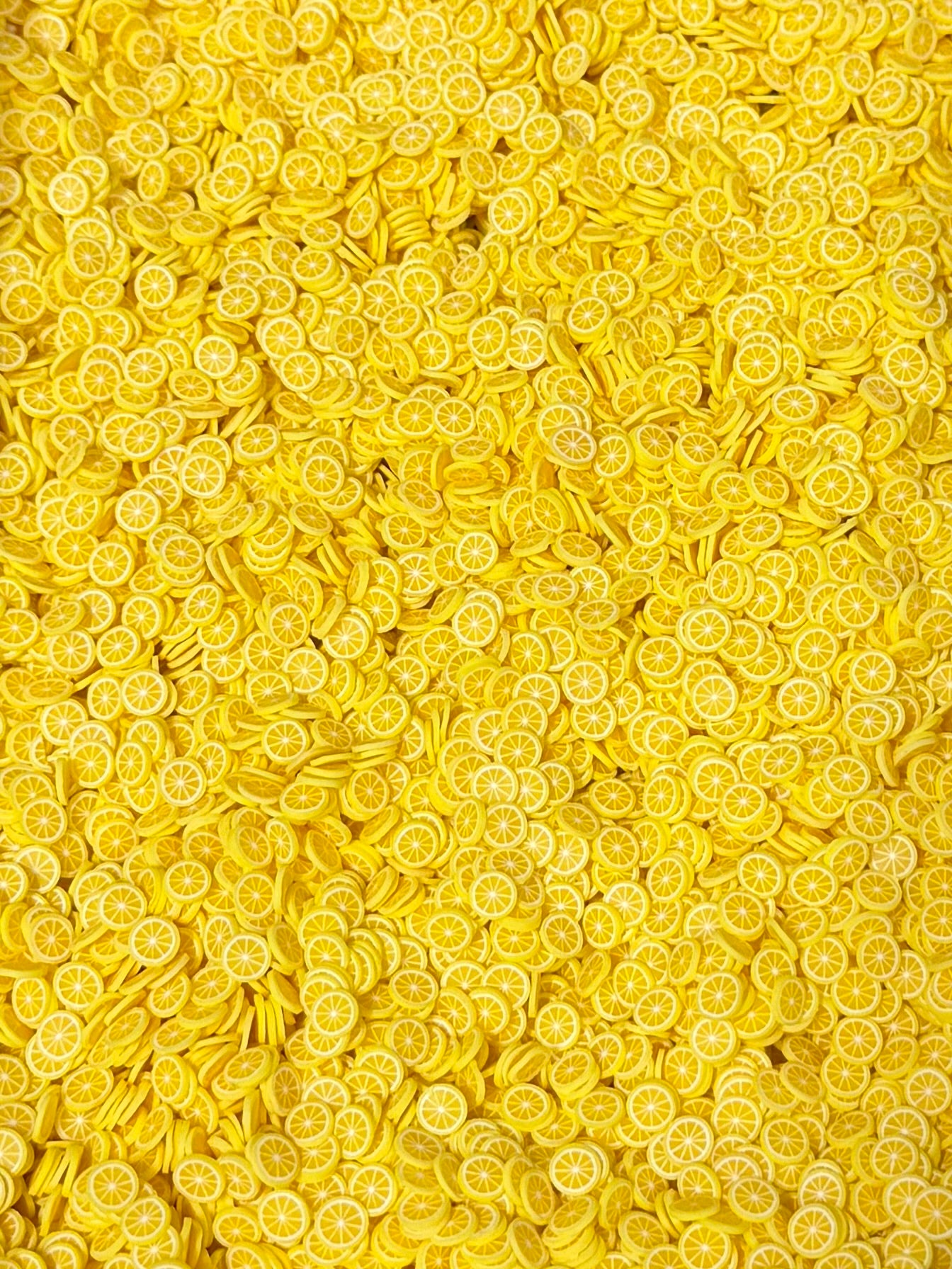Lemon Polymer Clay (Not Editable) 5mm 30g Bag