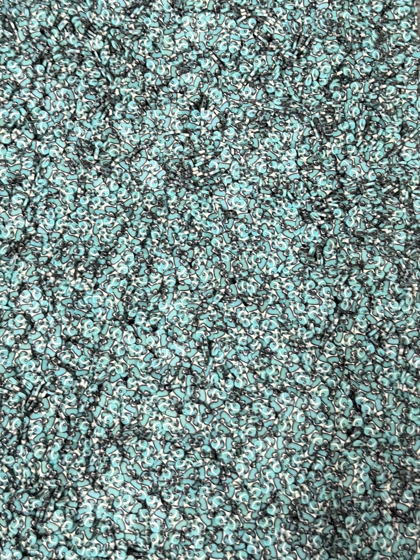 Green Fish Polymer Clay (Not Editable) 5mm 30g Bag