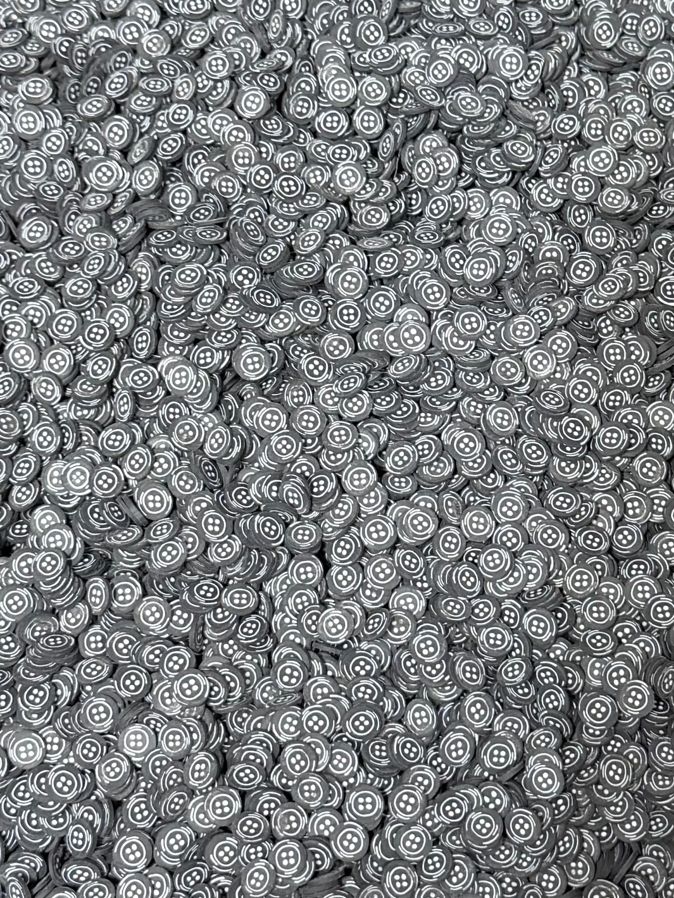 Coraline Button Polymer Clay (Not Editable) 5mm 30g Bag