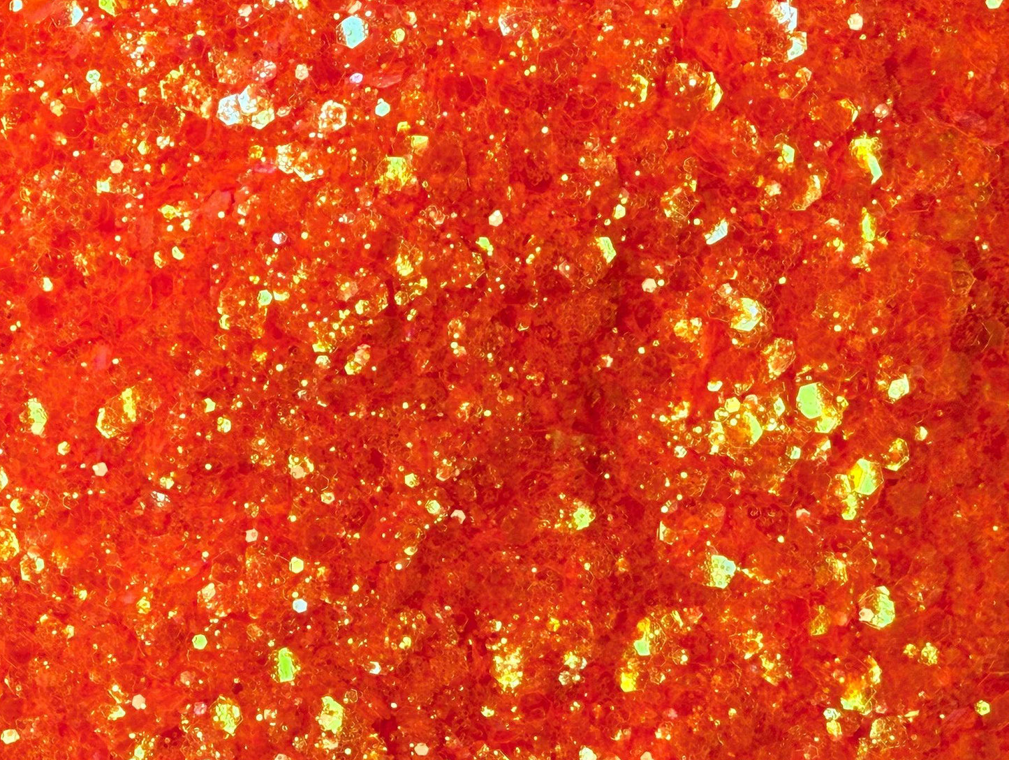 Tangerine Glitz - Chunky Glitter