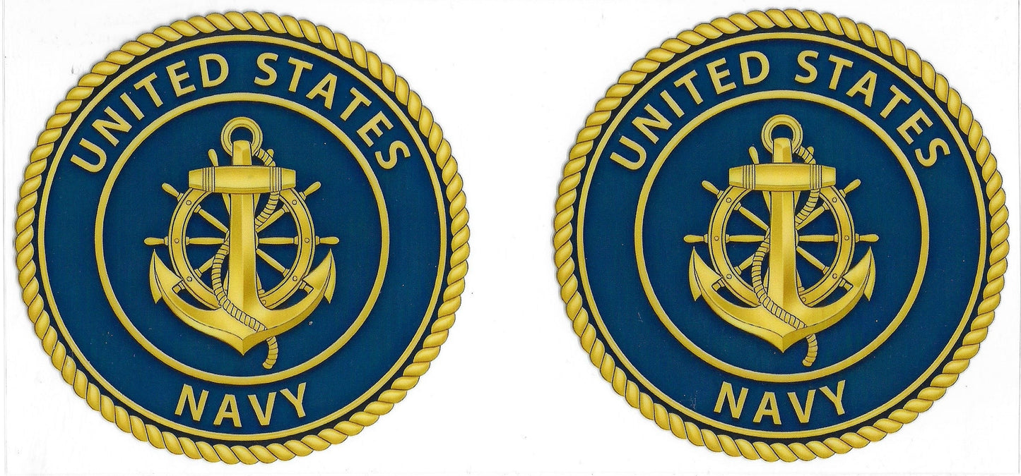 594 - United States Navy UV-DTF 16oz Cup Wrap