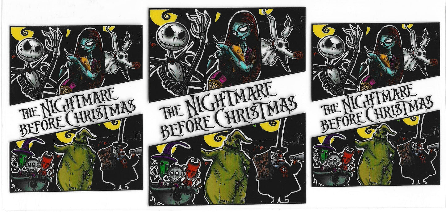 549 - The Nightmare Before Christmas UV-DTF 16oz Cup Wrap