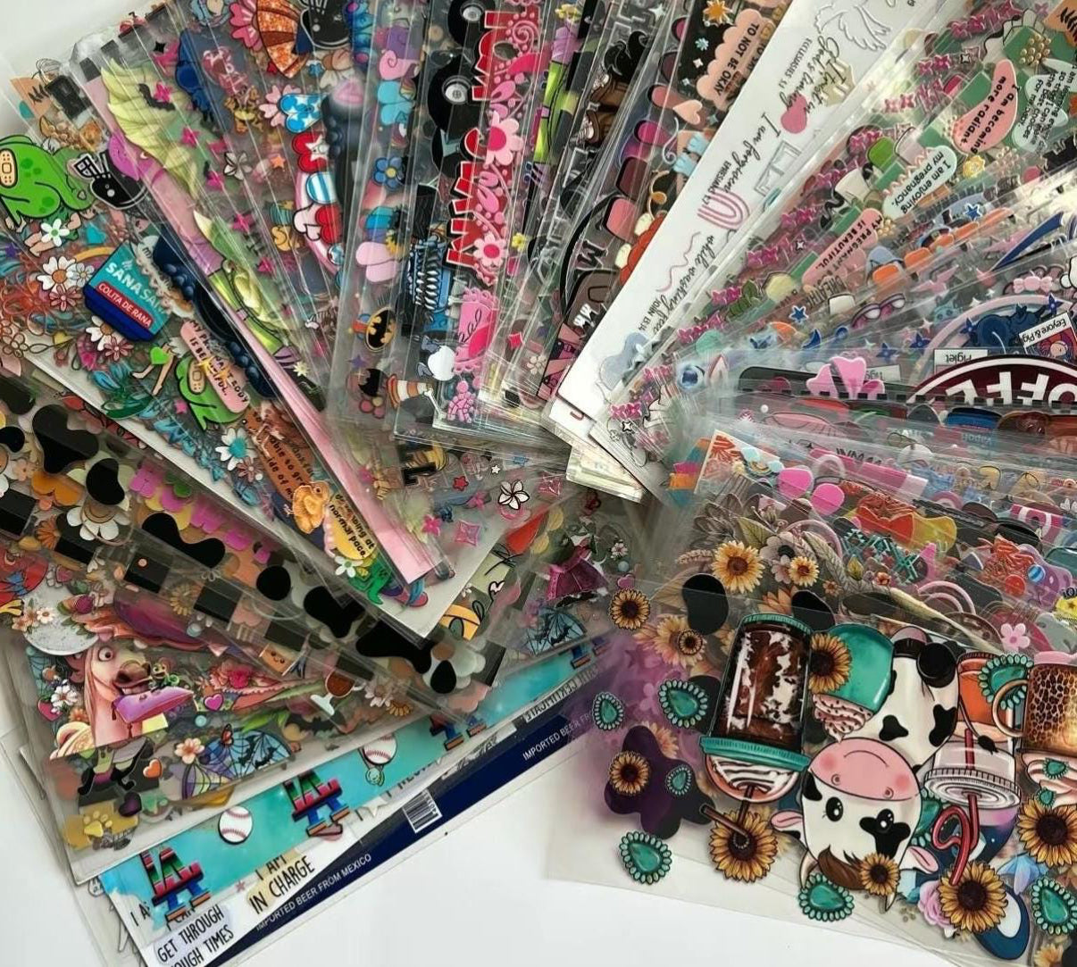 Mystery Craft Bundle: 16oz Libby Cup Vinyl Wraps & UV DTF Sheets