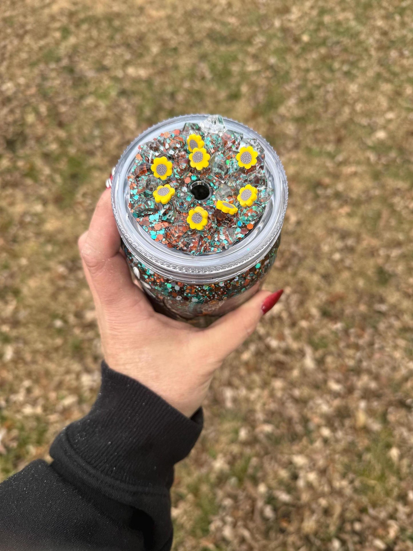 Western Mason Jar SnowGlobe Cup