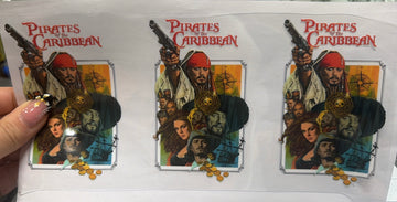 3921 - Pirates of the Caribbean UV-DTF 16oz Cup Wrap