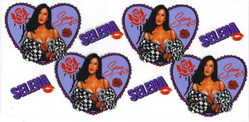 1209 - Selena UV-DTF 16oz Cup Wrap