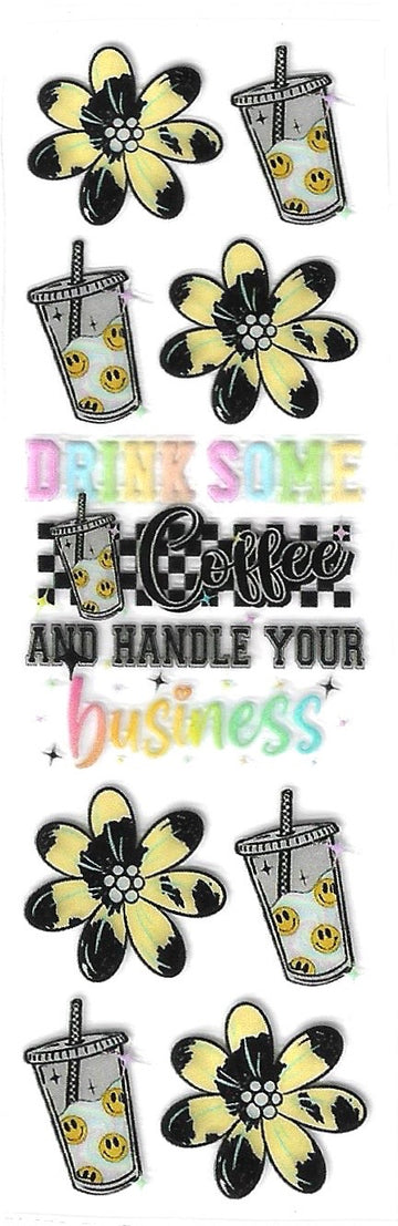 Drink some coffee and handle your business  Pen Wrap