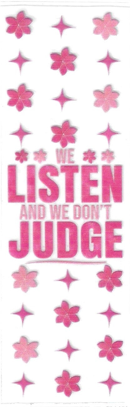 We listen and we don't judge P118 Uvdtf Pen Wrap
