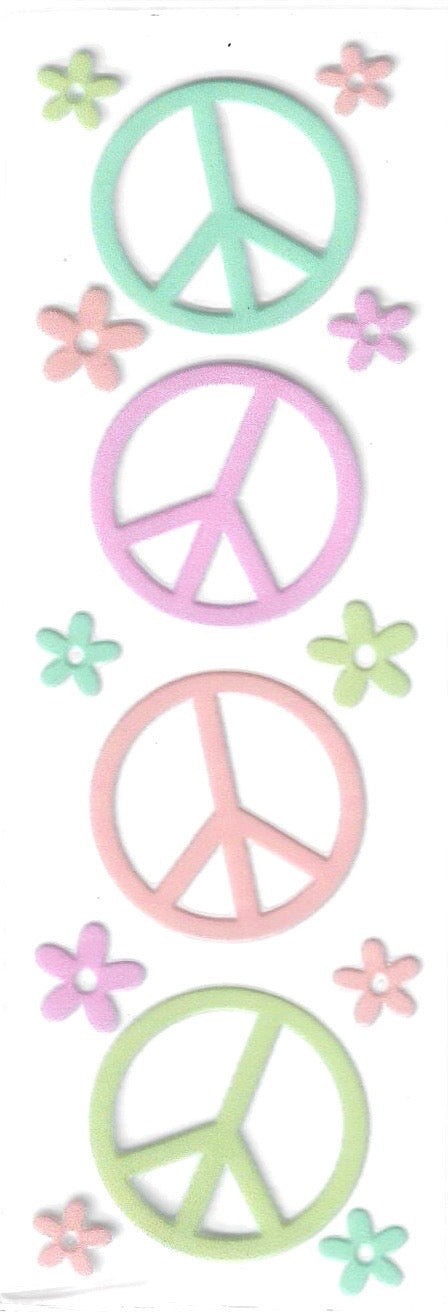 Peace sign P192 Uvdtf Pen Wrap