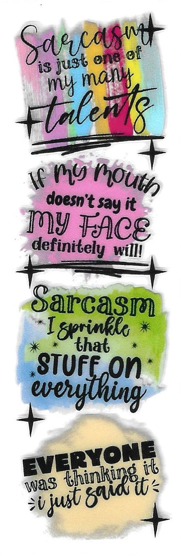 Sarcasm is just one of my many talents Pen Wrap
