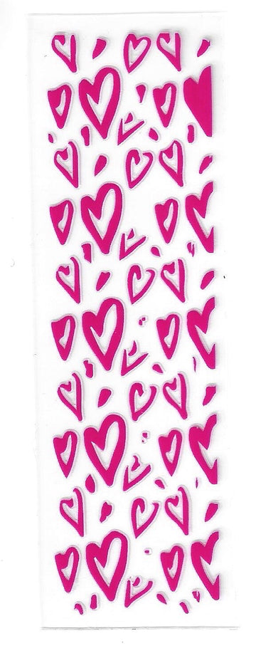 Pink hearts pen wrap