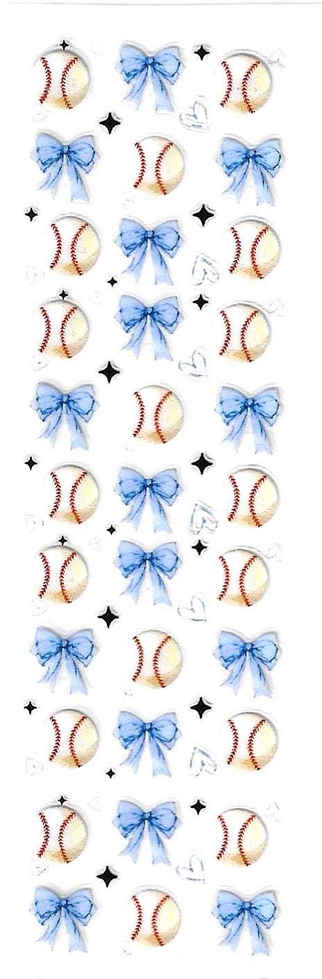 Baseball & Bows P340 UVDTF Pen Wrap