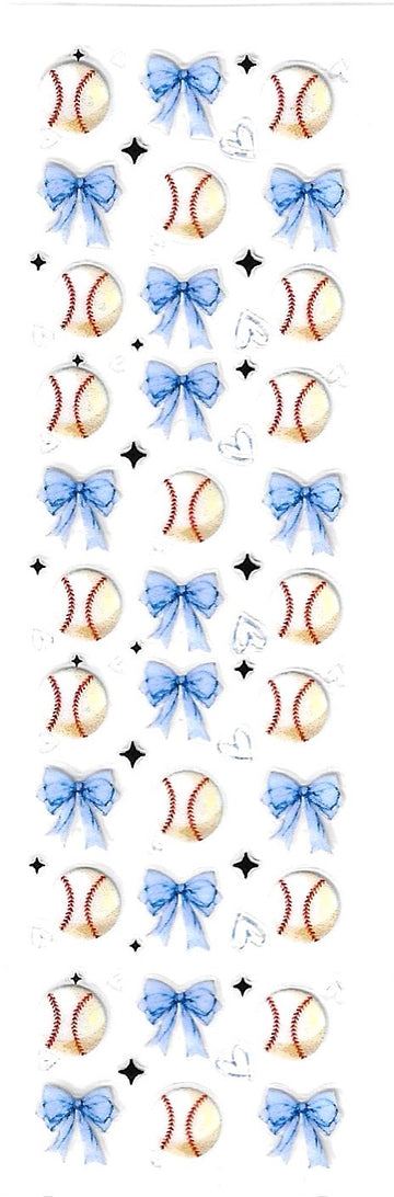 Baseball & bows pen wrap