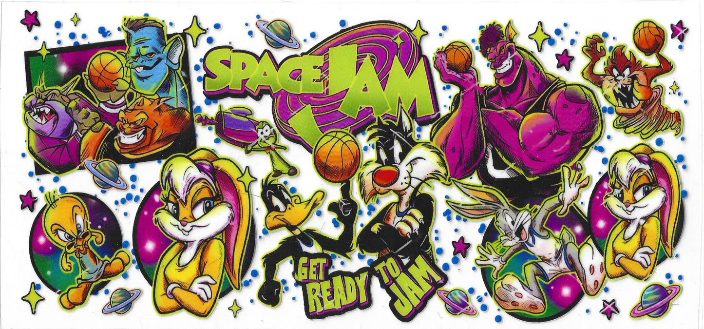 SpaceJam 4279  UVDTF 16oz Cup Wrap