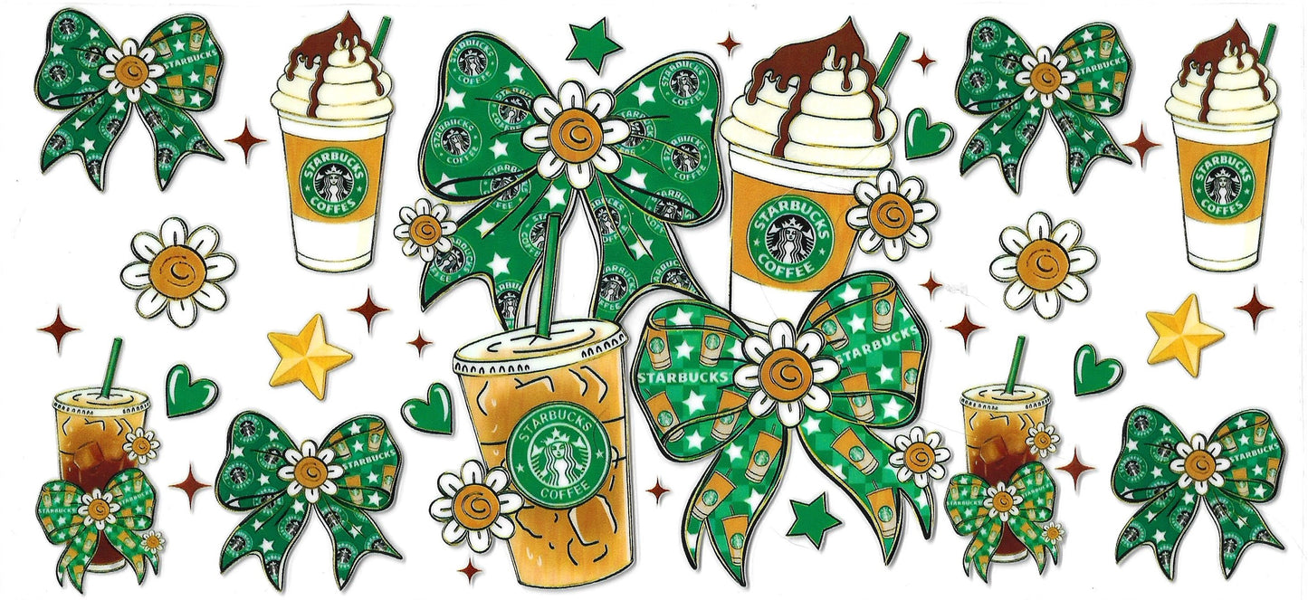 Starbucks 4280  UVDTF 16oz Cup Wrap