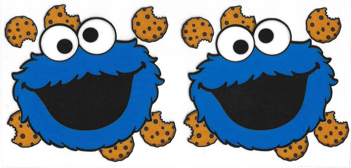 Cookie Monster 74 UVDTF 16oz Cup Wrap
