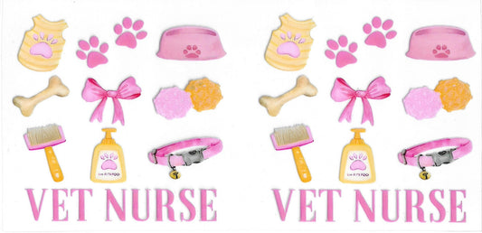 139 - Vet Nurse UV-DTF 16oz Cup Wrap
