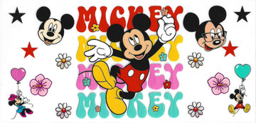 173 - Mickey UV-DTF 16oz Cup Wrap