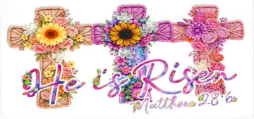 185 - He is Risen UV-DTF 16oz Cup Wrap