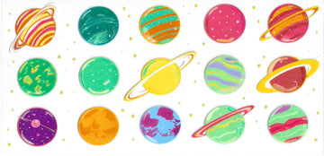 190 - Planets UV-DTF 16oz Cup Wrap