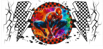 192 - Spiderman UV-DTF 16oz Cup Wrap