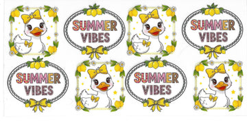 194 - Summer vibes UV-DTF 16oz Cup Wrap