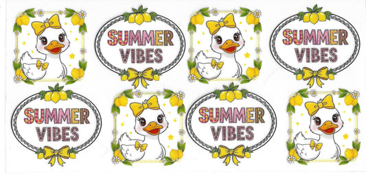 194 - Summer vibes UV-DTF 16oz Cup Wrap