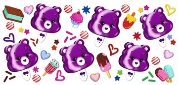 4281  - Care bear UV-DTF 16oz Cup Wrap