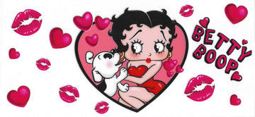 10 - Betty boop UV-DTF 16oz Cup Wrap