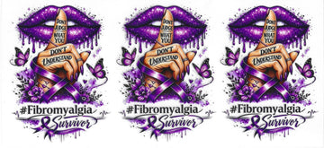 14 - Fibromyalgia UV-DTF 16oz Cup Wrap