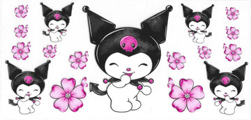22 - Kuromi UV-DTF 16oz Cup Wrap