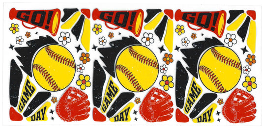 24 - Game day UV-DTF 16oz Cup Wrap