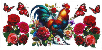 25 - Rooster UV-DTF 16oz Cup Wrap