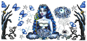 4284  - Corpse bride UV-DTF 16oz Cup Wrap