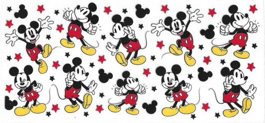 52 - Mickey UV-DTF 16oz Cup Wrap