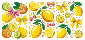 118 - Lemons UV-DTF 16oz Cup Wrap